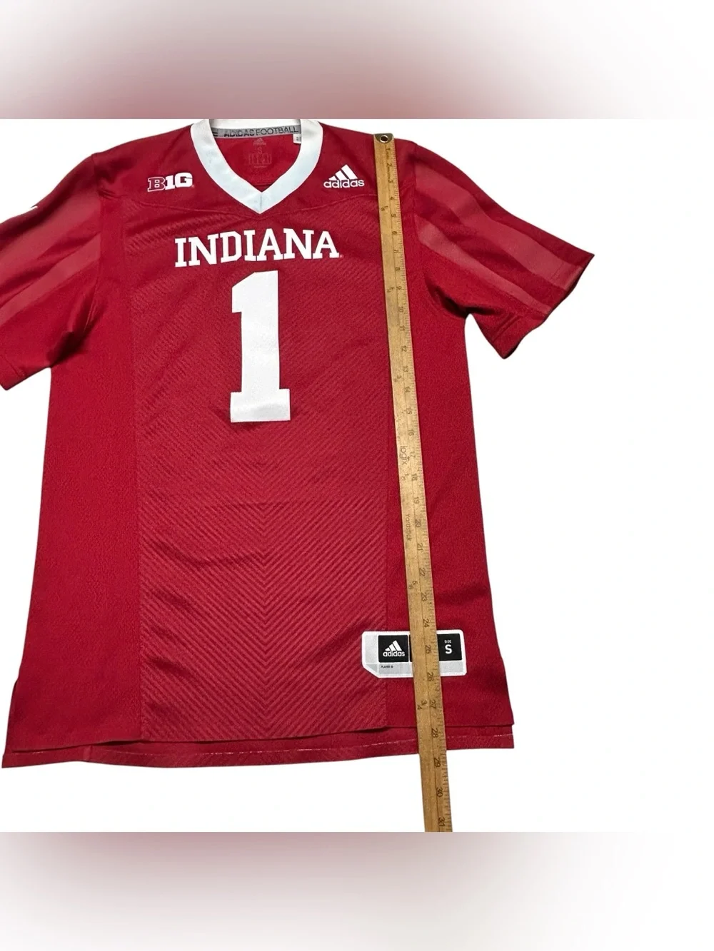 Indiana University Hoosiers Adidas Big10 Mens Size S Jersey NCAA Football